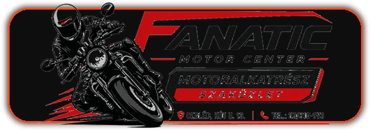 Fanatic Motorcenter Cegléd logó